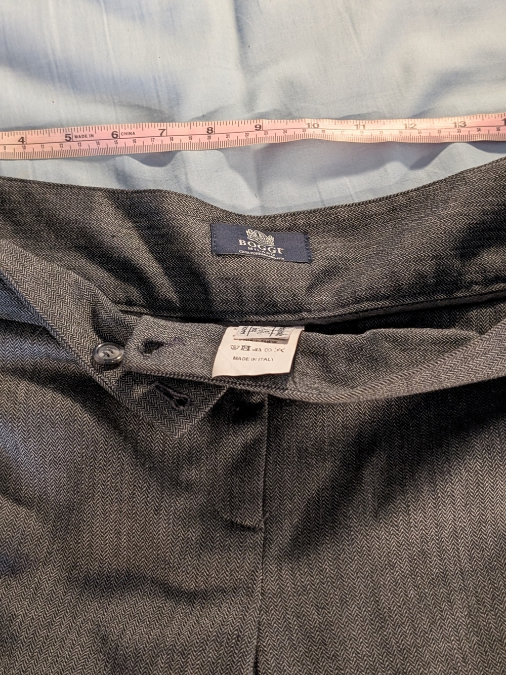 Boggi Milano Italian Women's Gray Tailored Blazer With Matching Skirt & Pant - Picture 5 of 7